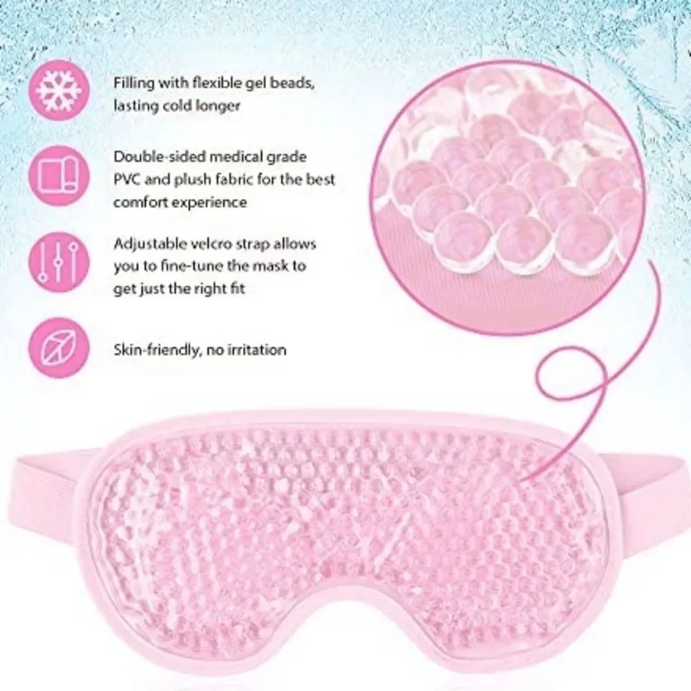 Grace‎ & StellaHot & Cool Gel Bead Eye Mask Pink NIB